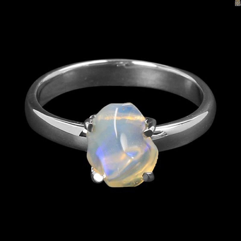 Opal Polished Nugget Ring-R-Size-8 OPL-2-599