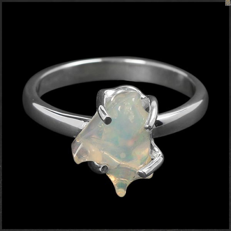 Opal Polished Nugget Ring-R-Size-8 OPL-2-617