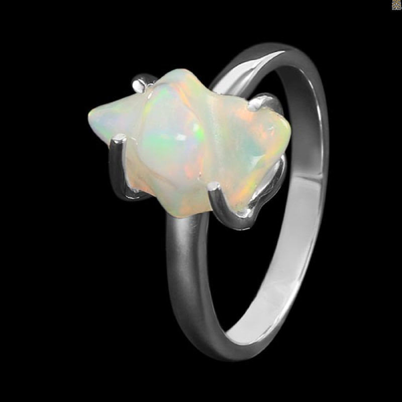 Opal Polished Nugget Ring-R-Size-8 OPL-2-628