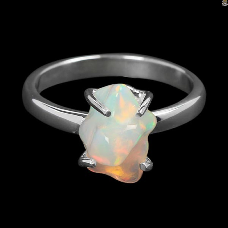 Opal Polished Nugget Ring-R-Size-8 OPL-2-628