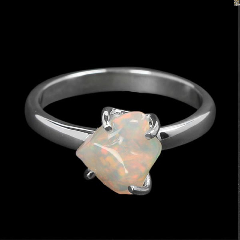 Opal Polished Nugget Ring-R-Size-8 OPL-2-633