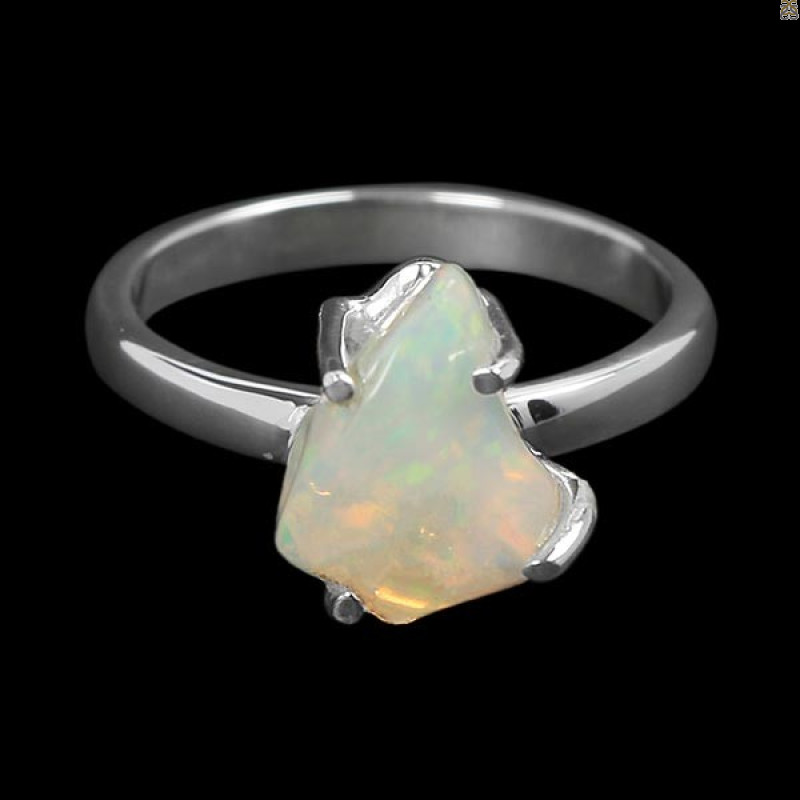 Opal Polished Nugget Ring-R-Size-7 OPL-2-643