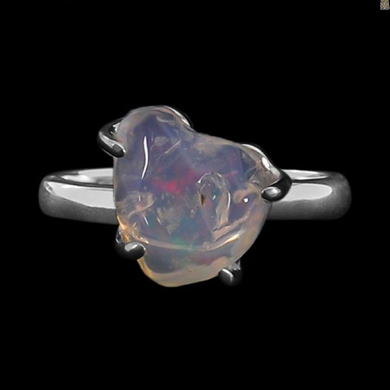 Opal Polished Nugget Ring-R-Size-6 OPL-2-70