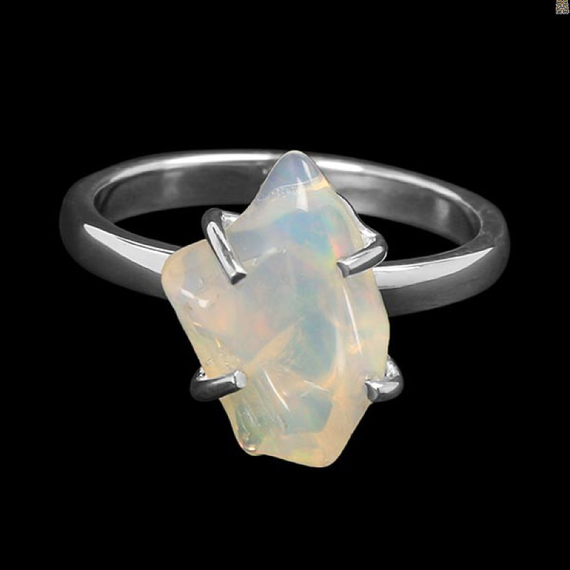 Opal Polished Nugget Ring-R-Size-7 OPL-2-726