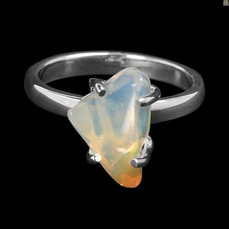 Opal Polished Nugget Ring-R-Size-7 OPL-2-750