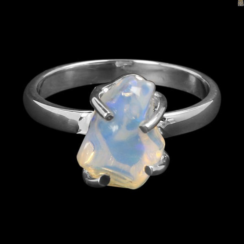 Opal Polished Nugget Ring-R-Size-7 OPL-2-753
