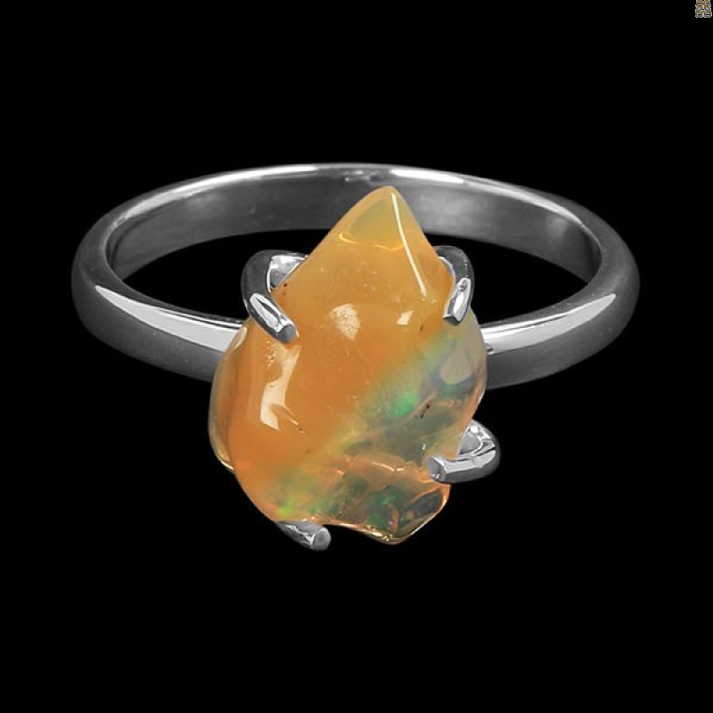 Opal Polished Nugget Ring-R-Size-8 OPL-2-779