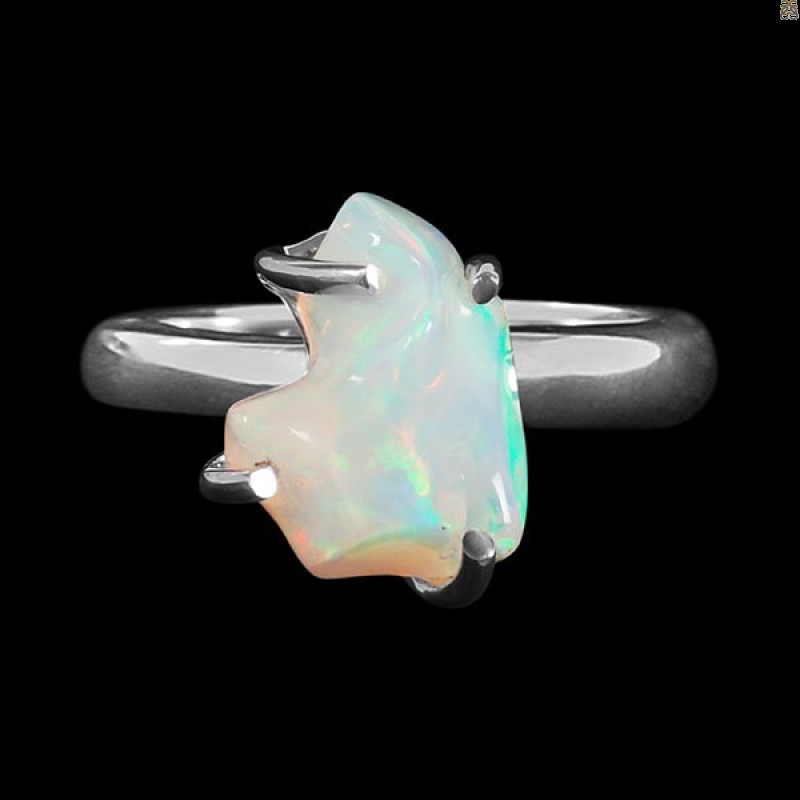 Opal Polished Nugget Ring-R-Size-9 OPL-2-784