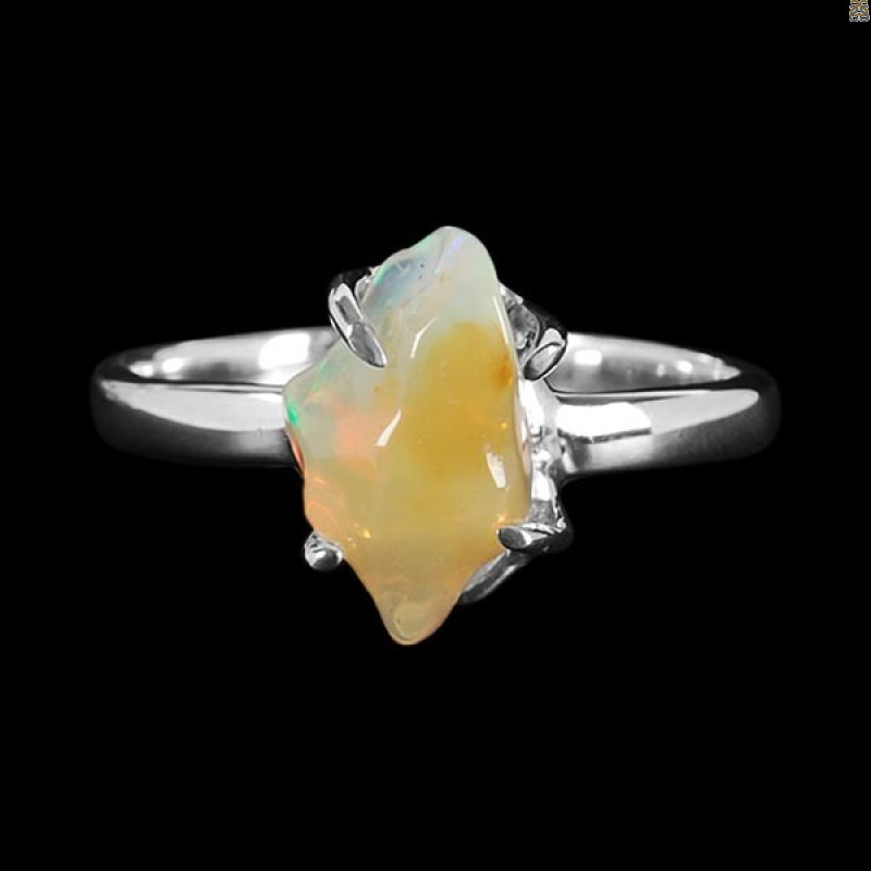 Opal Polished Nugget Ring-R-Size-9 OPL-2-813