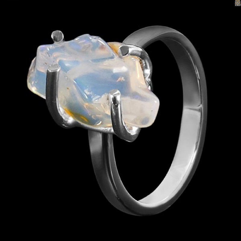 Opal Polished Nugget Ring-R-Size-6 OPL-2-840