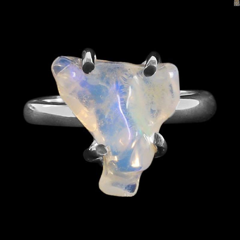 Opal Polished Nugget Ring-R-Size-6 OPL-2-858