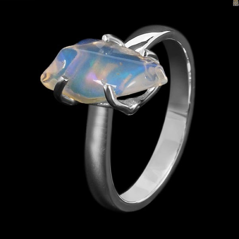Opal Polished Nugget Ring-R-Size-9 OPL-2-868