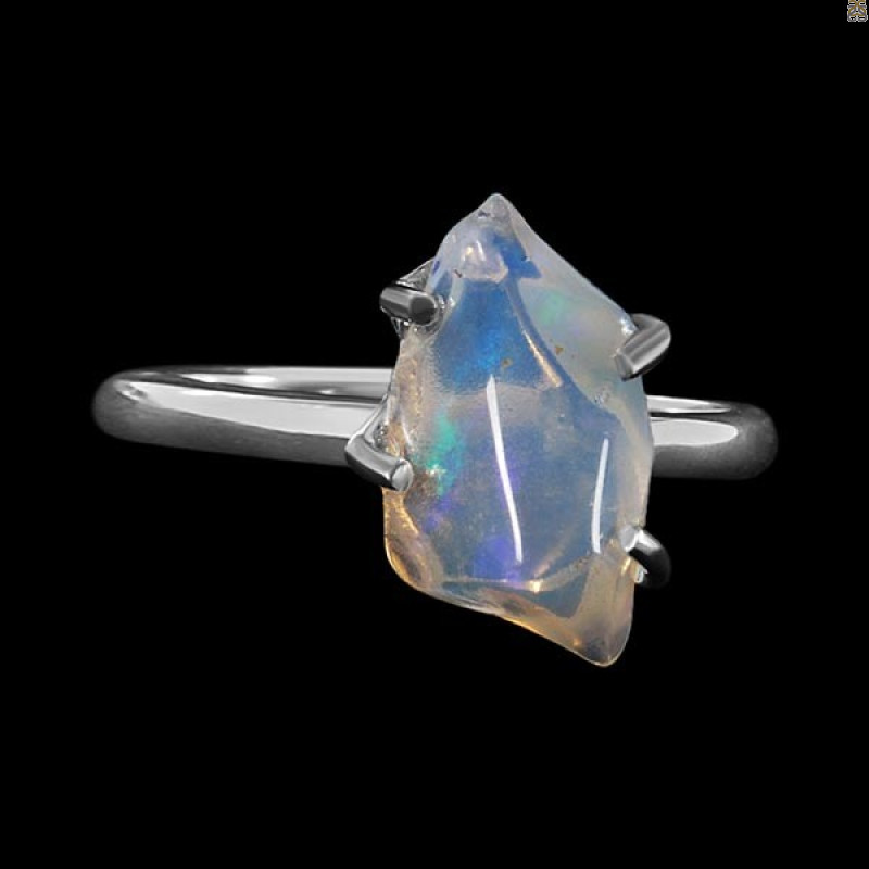 Opal Polished Nugget Ring-R-Size-9 OPL-2-868
