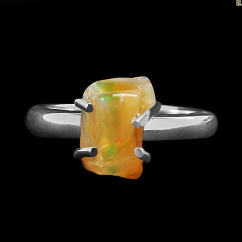 Opal Polished Nugget Ring-R-Size-9 OPL-2-878