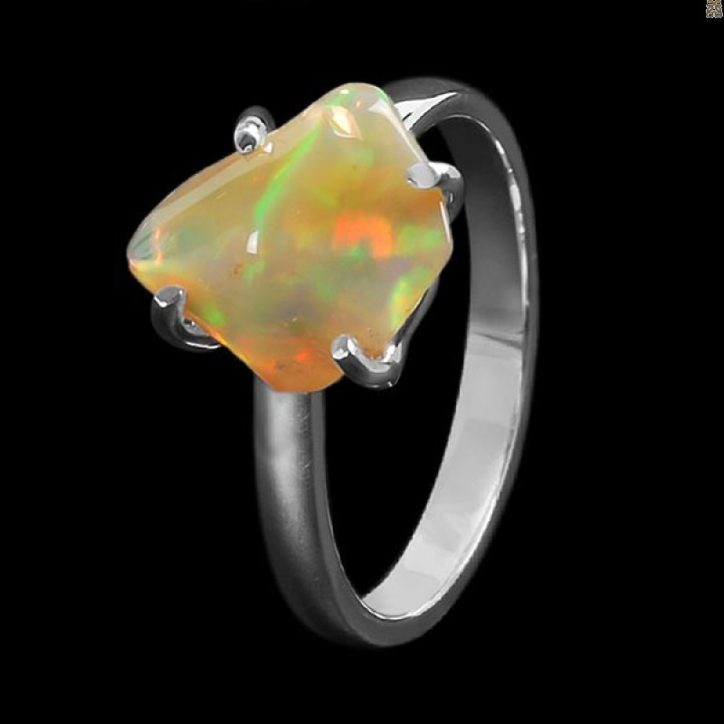 Opal Polished Nugget Ring-R-Size-9 OPL-2-896