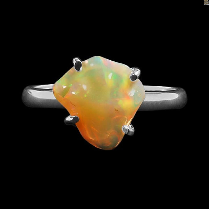 Opal Polished Nugget Ring-R-Size-9 OPL-2-896