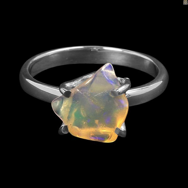 Opal Polished Nugget Ring-R-Size-7 OPL-2-926