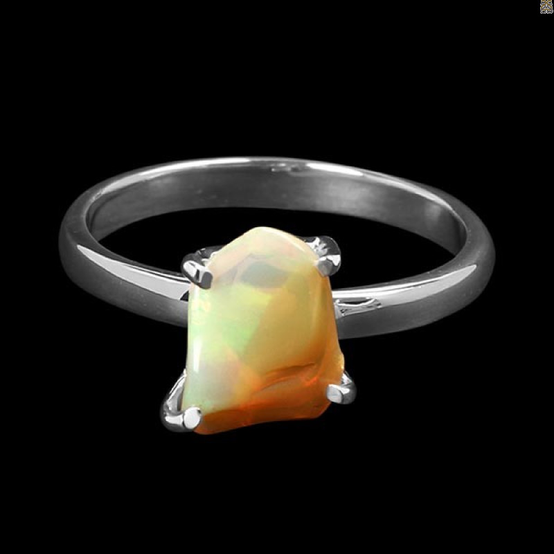 Opal Polished Nugget Ring-R-Size-7 OPL-2-930