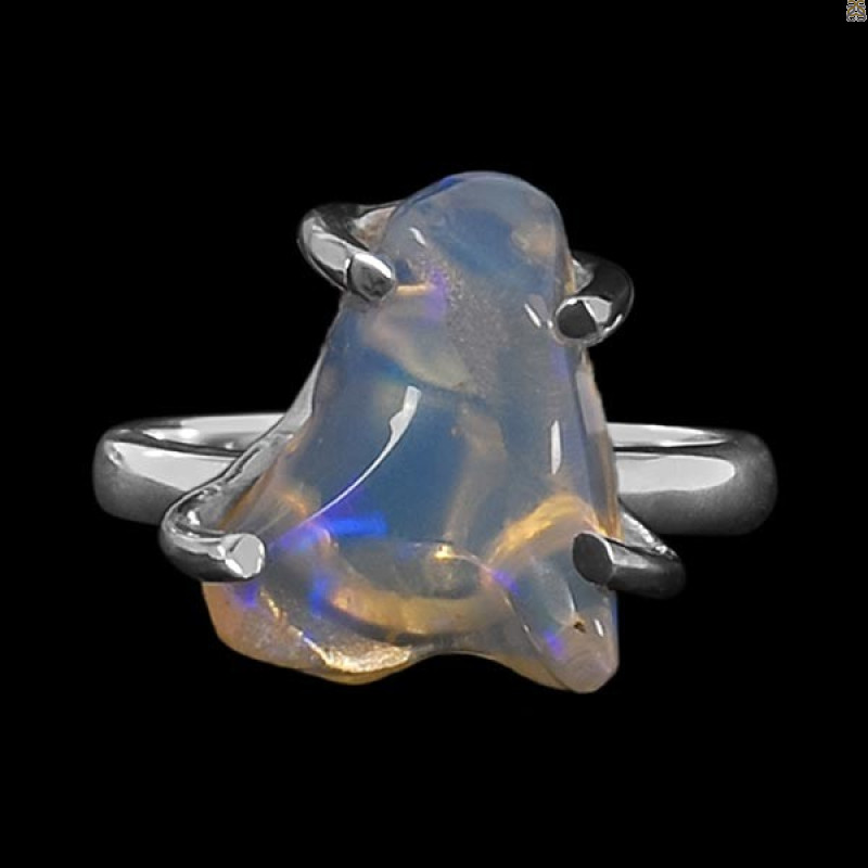 Opal Polished Nugget Ring-R-Size-6 OPL-2-96