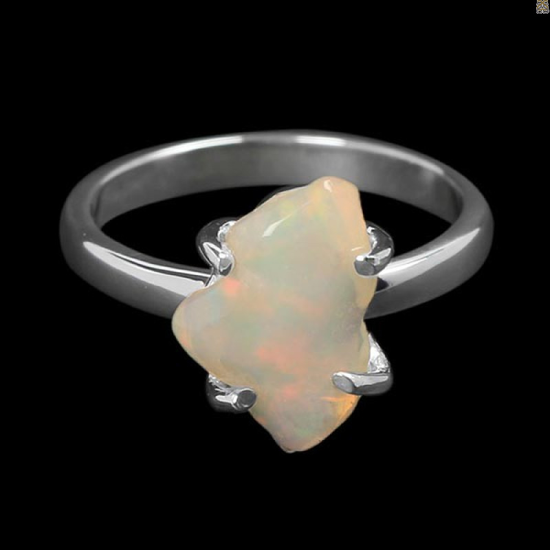 Opal Polished Nugget Ring-R-Size-7 OPL-2-977