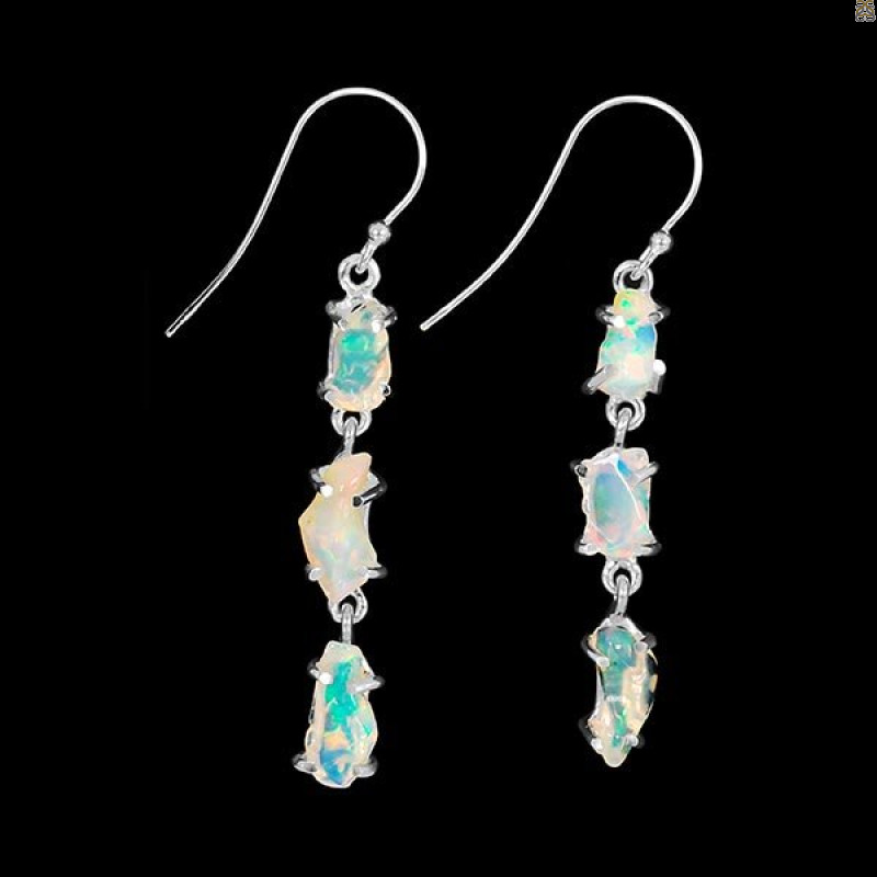 Opal Polished Nugget Earring-2E OPL-3-102