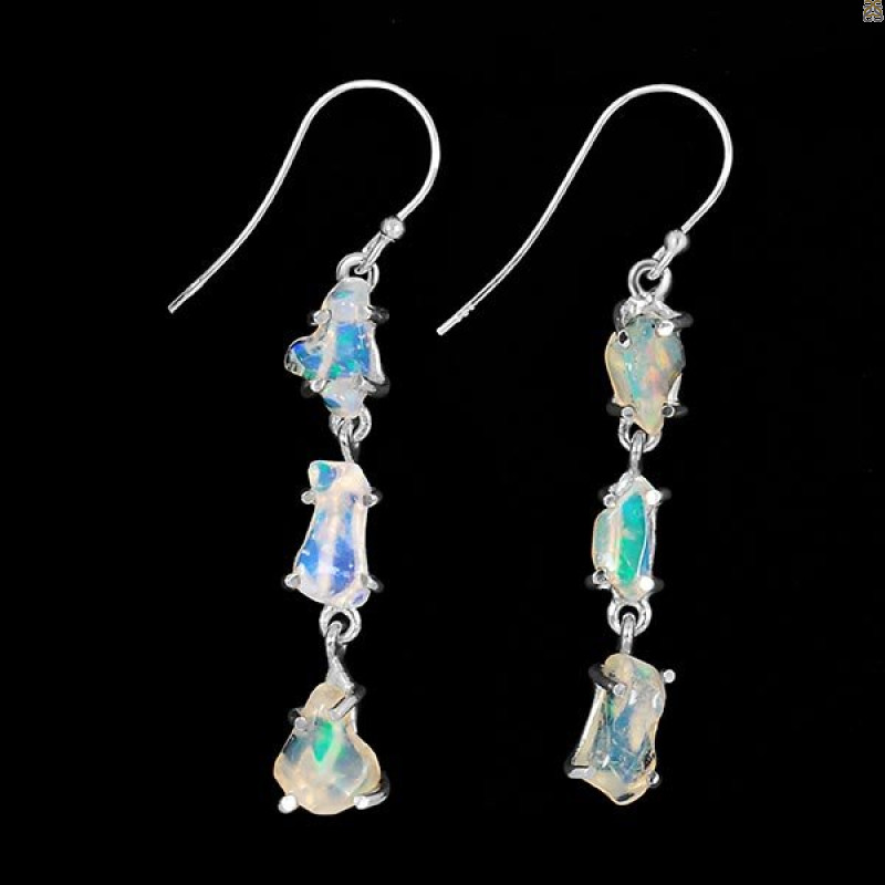Opal Polished Nugget Earring-2E OPL-3-106