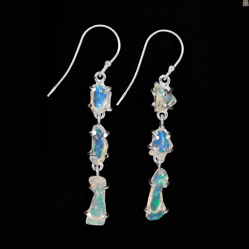 Opal Polished Nugget Earring-2E OPL-3-124