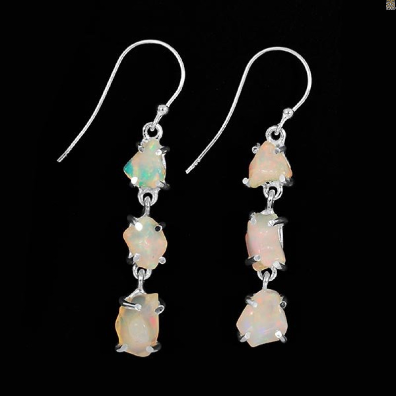 Opal Polished Nugget Earring-2E OPL-3-129