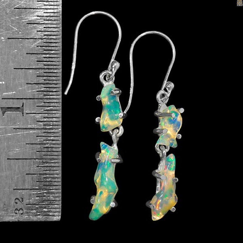 Opal Polished Nugget Earring-2E OPL-3-76