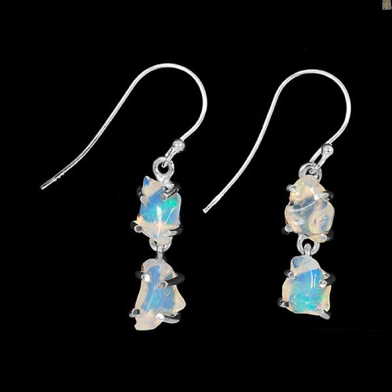 Opal Polished Nugget Earring-2E OPL-3-99