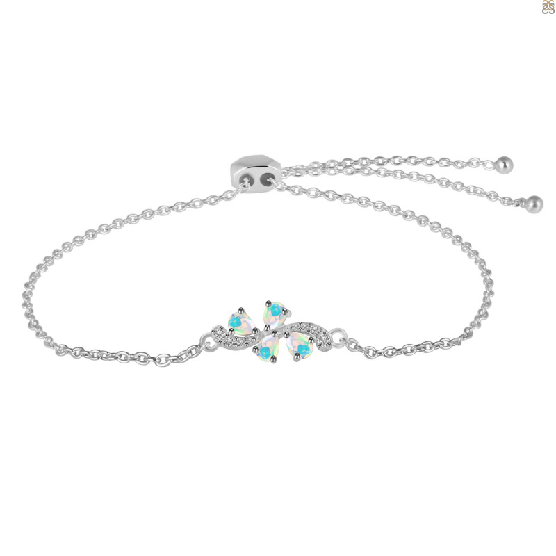 Opal Bracelet With Adjustable Camera Lock OPL-RDB-148.