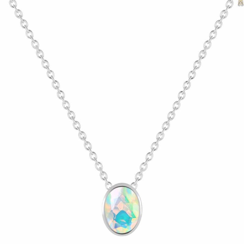 Opal Necklace OPL-RDN-456.