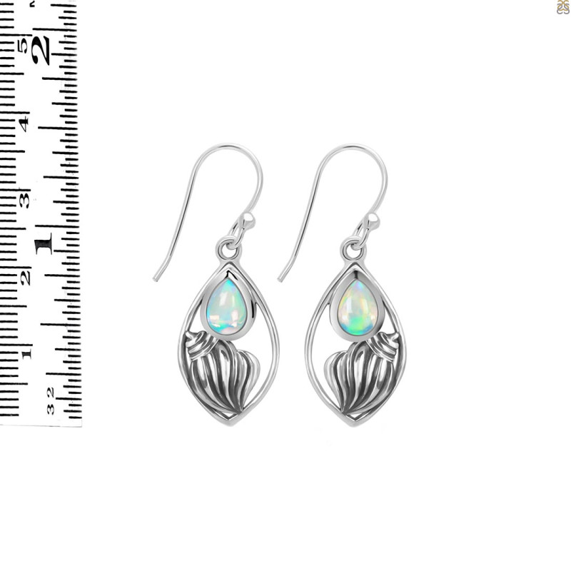 Opal Shell Earring OPL-RUE-6.