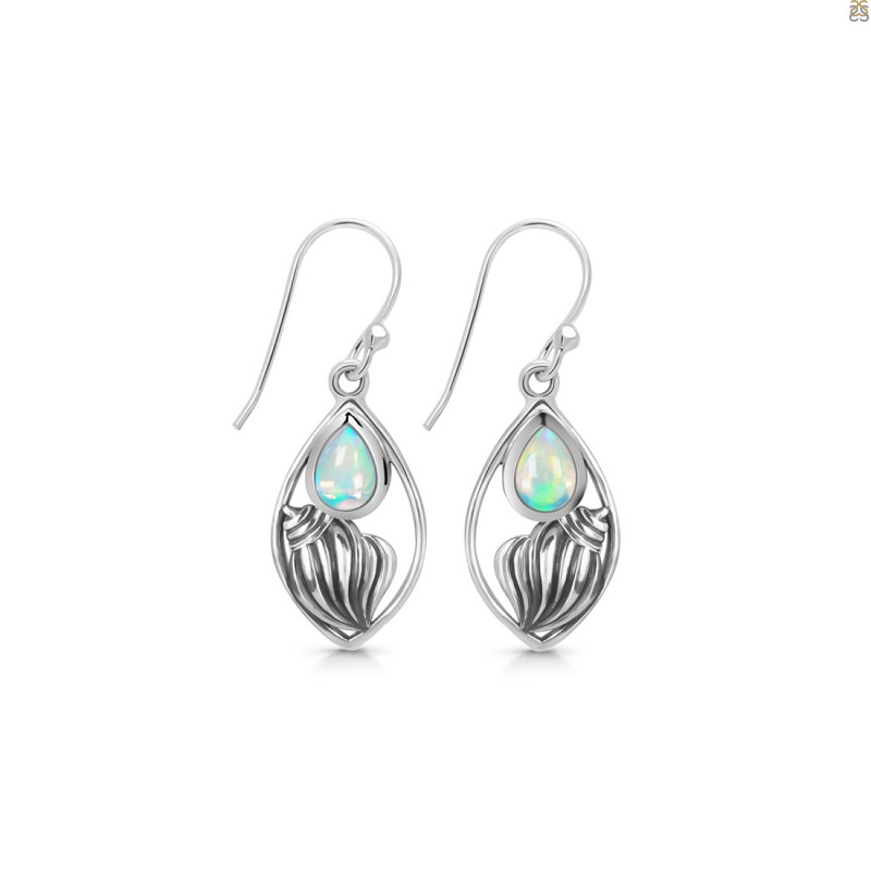 Opal Shell Earring OPL-RUE-6.