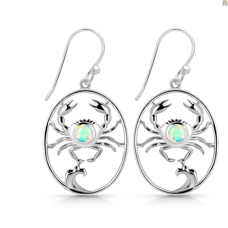 Opal Crab Earring OPL-RUE-19.