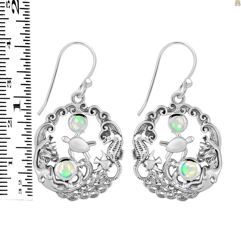 Opal Sea Life Earring OPL-RUE-29.