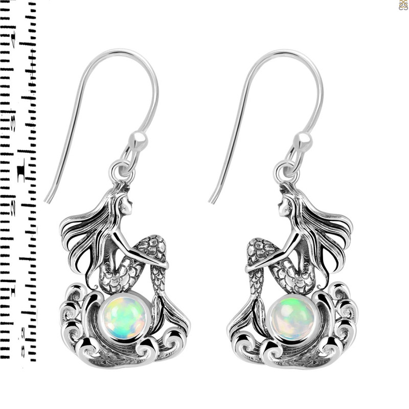 Opal Mermaid Earring OPL-RUE-36.