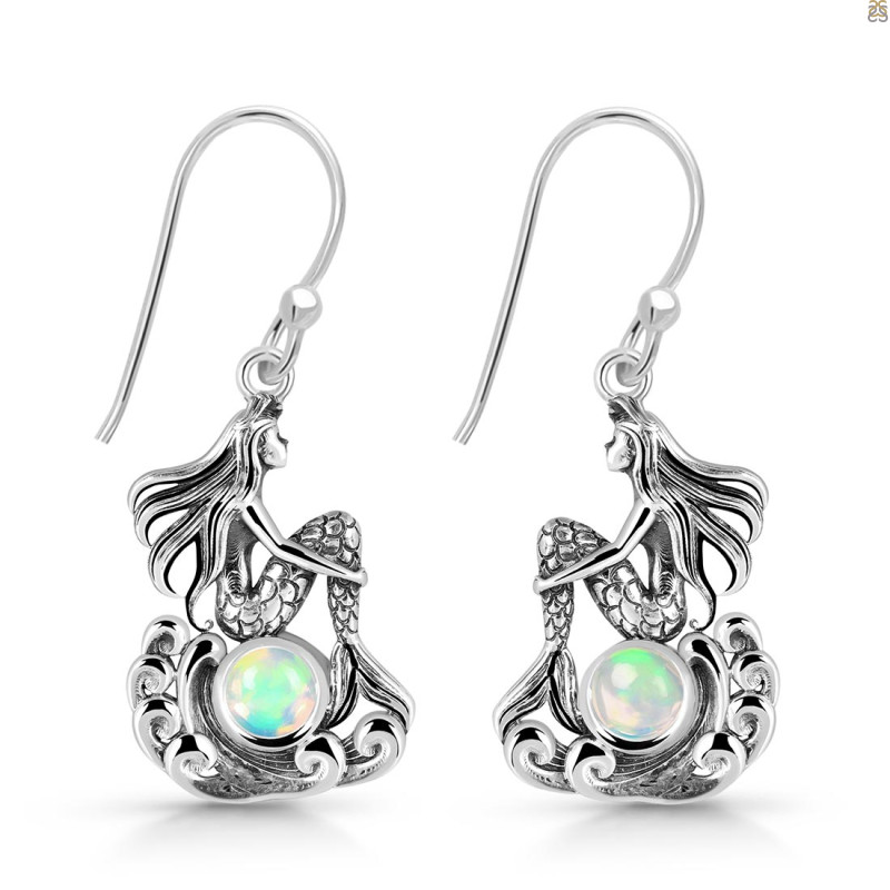 Opal Mermaid Earring OPL-RUE-36.