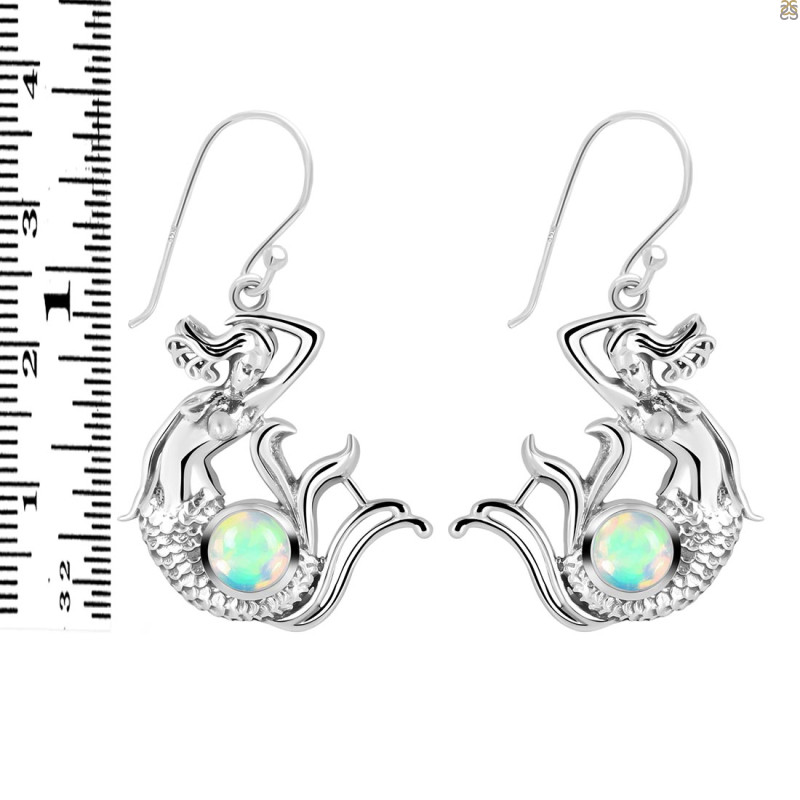 Opal Mermaid Earring OPL-RUE-39.