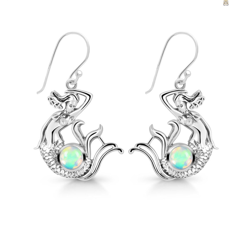 Opal Mermaid Earring OPL-RUE-39.