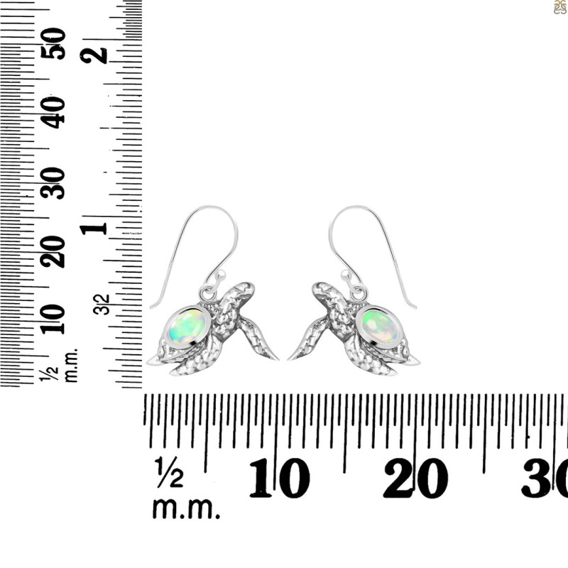 Opal Turtle Earring OPL-RUE-42.