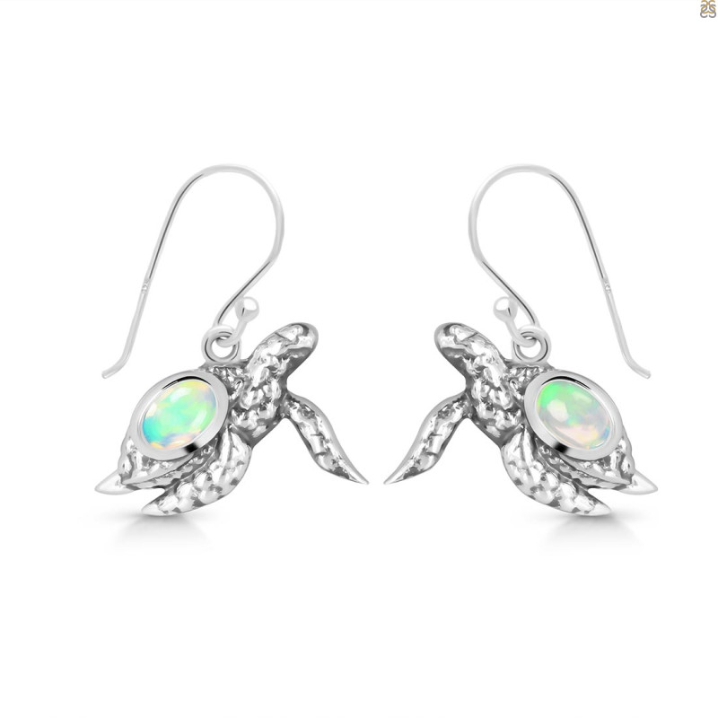 Opal Turtle Earring OPL-RUE-42.