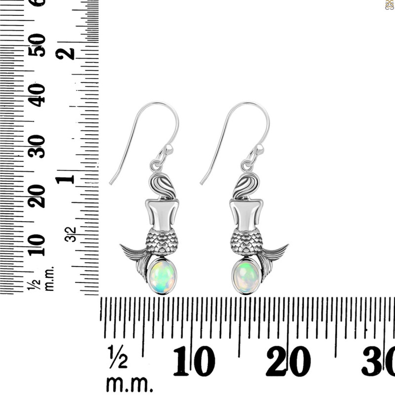 Opal Mermaid Earring OPL-RUE-43.