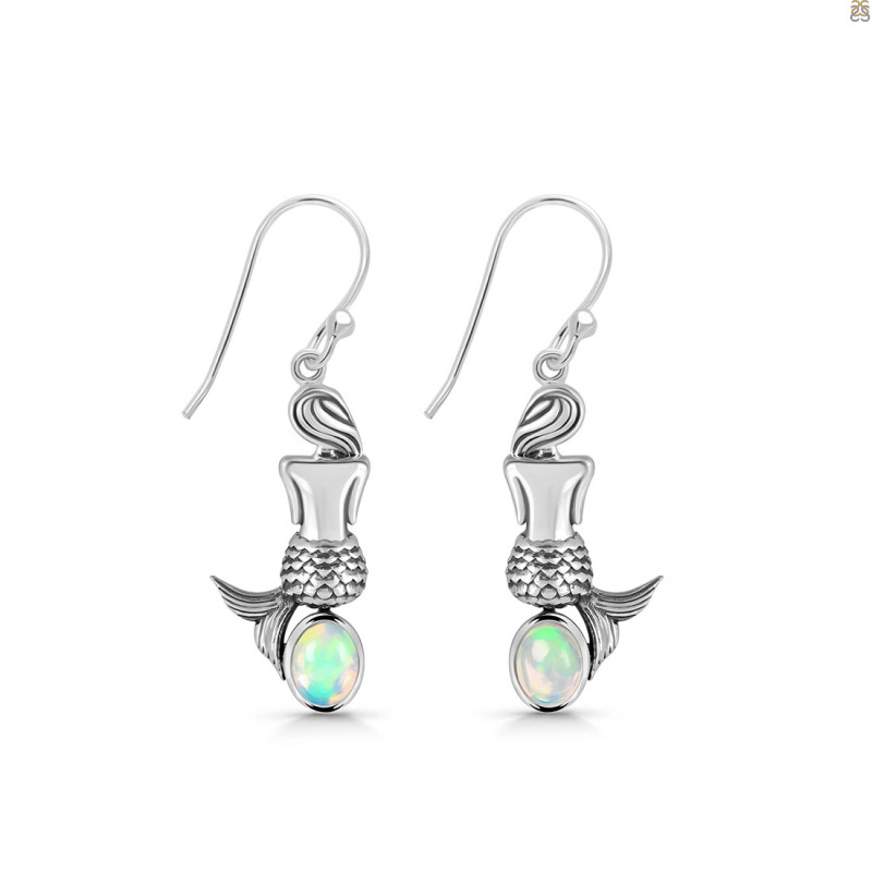 Opal Mermaid Earring OPL-RUE-43.
