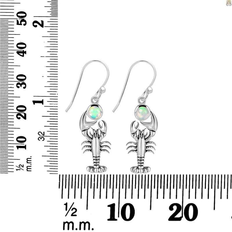 Opal Lobster Earring OPL-RUE-45.