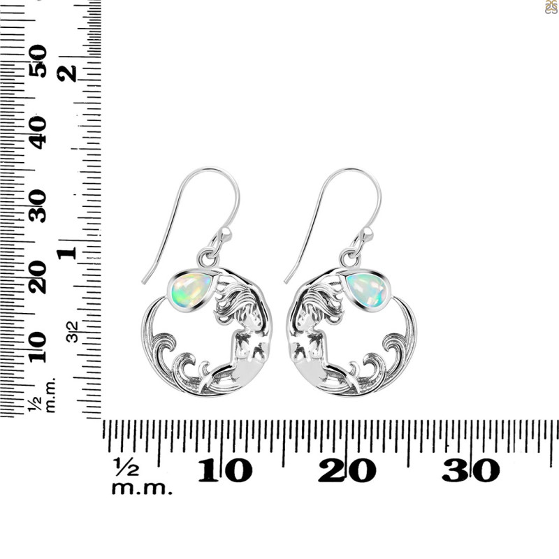 Opal Mermaid Earring OPL-RUE-50.