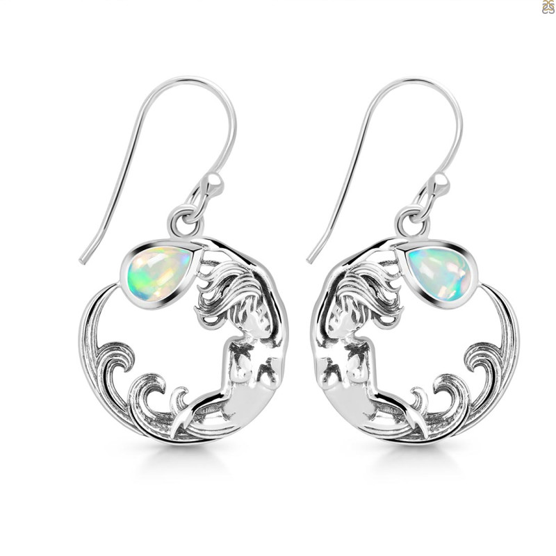 Opal Mermaid Earring OPL-RUE-50.