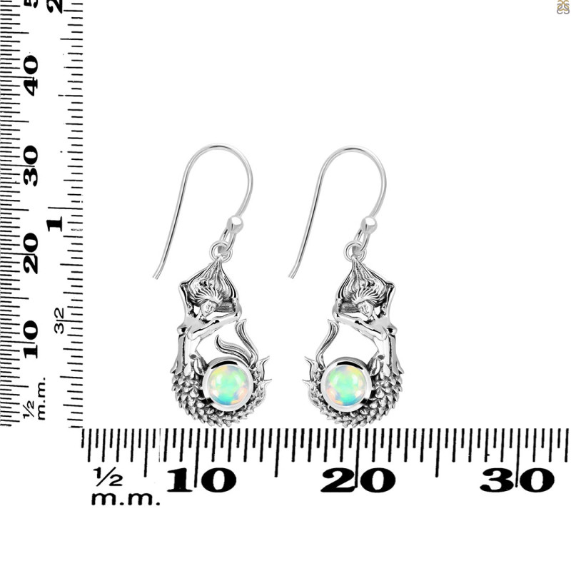Opal Mermaid Earring OPL-RUE-51.