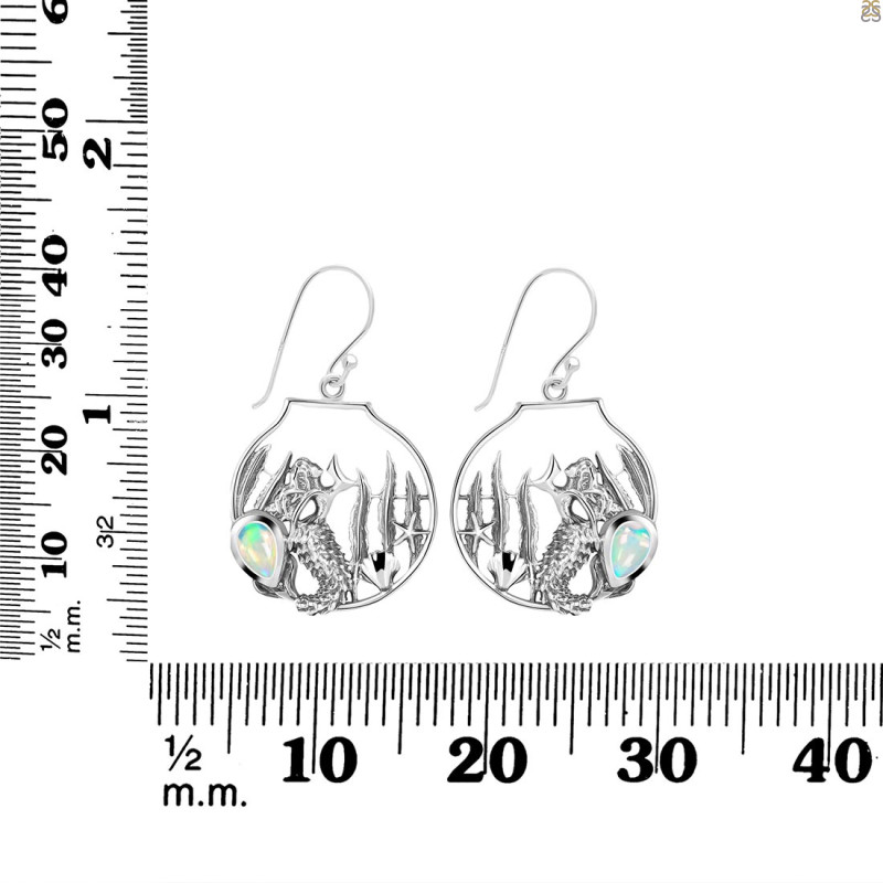 Opal Sea Life Earring OPL-RUE-54.