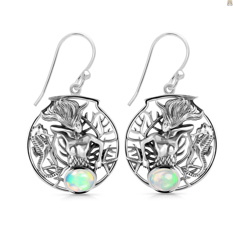 Opal Mermaid Earring OPL-RUE-55.